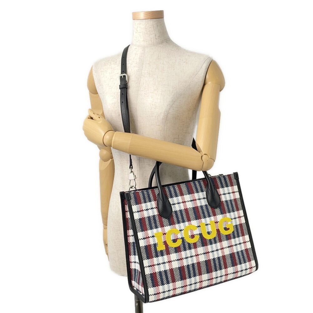 Gucci Embroidered Tote Bag 659983 GUCCI 2-Way Shoulder Check - Picture 5 of 16